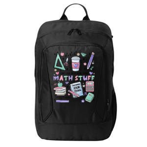 Math Teacher Doing Math Stuff City Backpack