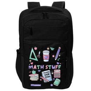 Math Teacher Doing Math Stuff Impact Tech Backpack