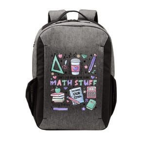 Math Teacher Doing Math Stuff Vector Backpack