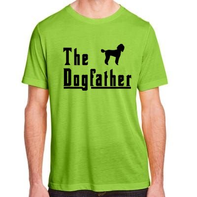 Men The Dogfather Poodle Dog T Christmas Gift Adult ChromaSoft Performance T-Shirt