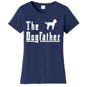 Men The Dogfather Poodle Dog T Christmas Gift Women's T-Shirt