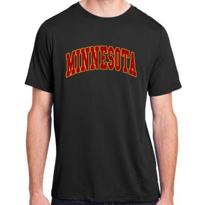 Minnesota Throwback Design Print Classic Adult ChromaSoft Performance T-Shirt