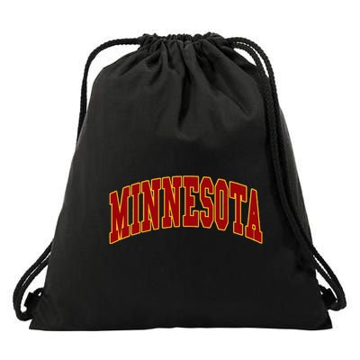 Minnesota Throwback Design Print Classic Drawstring Bag