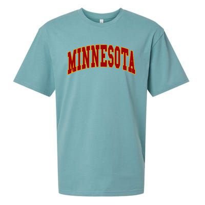 Minnesota Throwback Design Print Classic Sueded Cloud Jersey T-Shirt