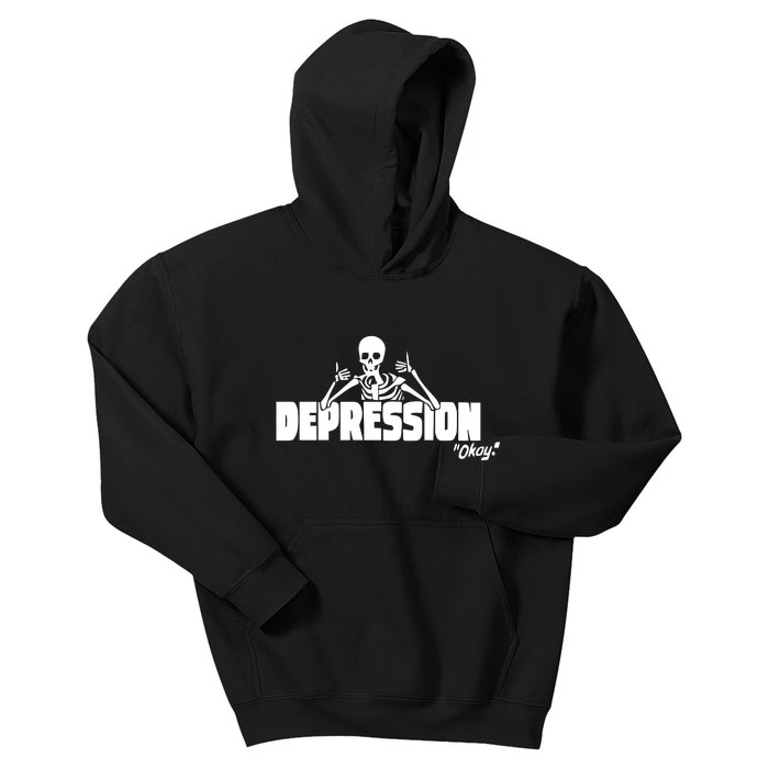 Moonbased The Depression Okay Kids Hoodie