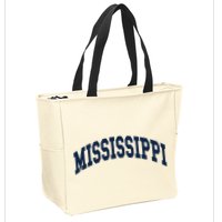 Mississippi Throwback Design Classic Zip Tote Bag