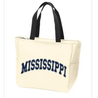 Mississippi Throwback Design Classic Zip Tote Bag