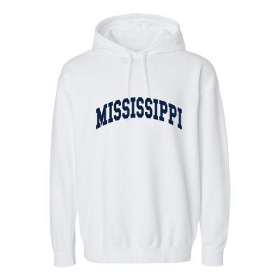 Mississippi Throwback Design Classic Garment-Dyed Fleece Hoodie