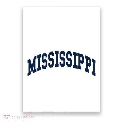 Mississippi Throwback Design Classic Poster