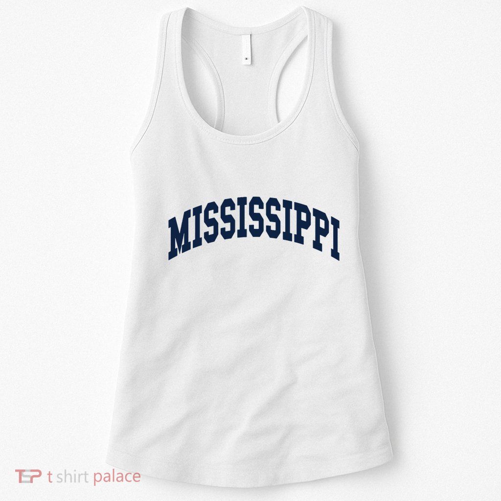 Mississippi Throwback Design Classic Womens Tank Top