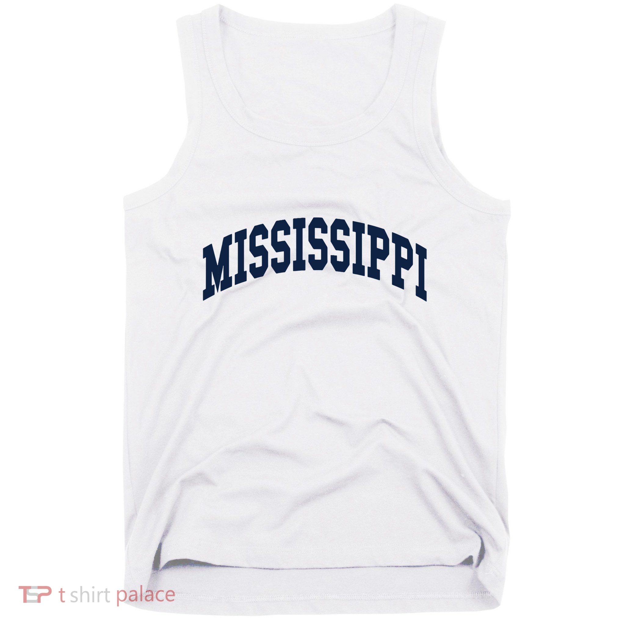 Mississippi Throwback Design Classic Tank Top