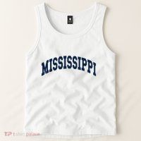 Mississippi Throwback Design Classic Tank Top
