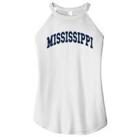 Mississippi Throwback Design Classic Women’s Perfect Tri Rocker Tank