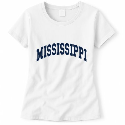 Mississippi Throwback Design Classic Womens T-Shirt
