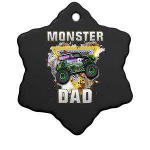 Monster Truck Dad Monster Truck Are My Jam Truck Lovers Ceramic Star Ornament