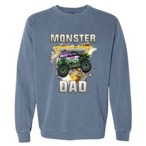 Monster Truck Dad Monster Truck Are My Jam Truck Lovers Garment-Dyed Sweatshirt