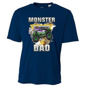 Monster Truck Dad Monster Truck Are My Jam Truck Lovers Cooling Performance Crew T-Shirt