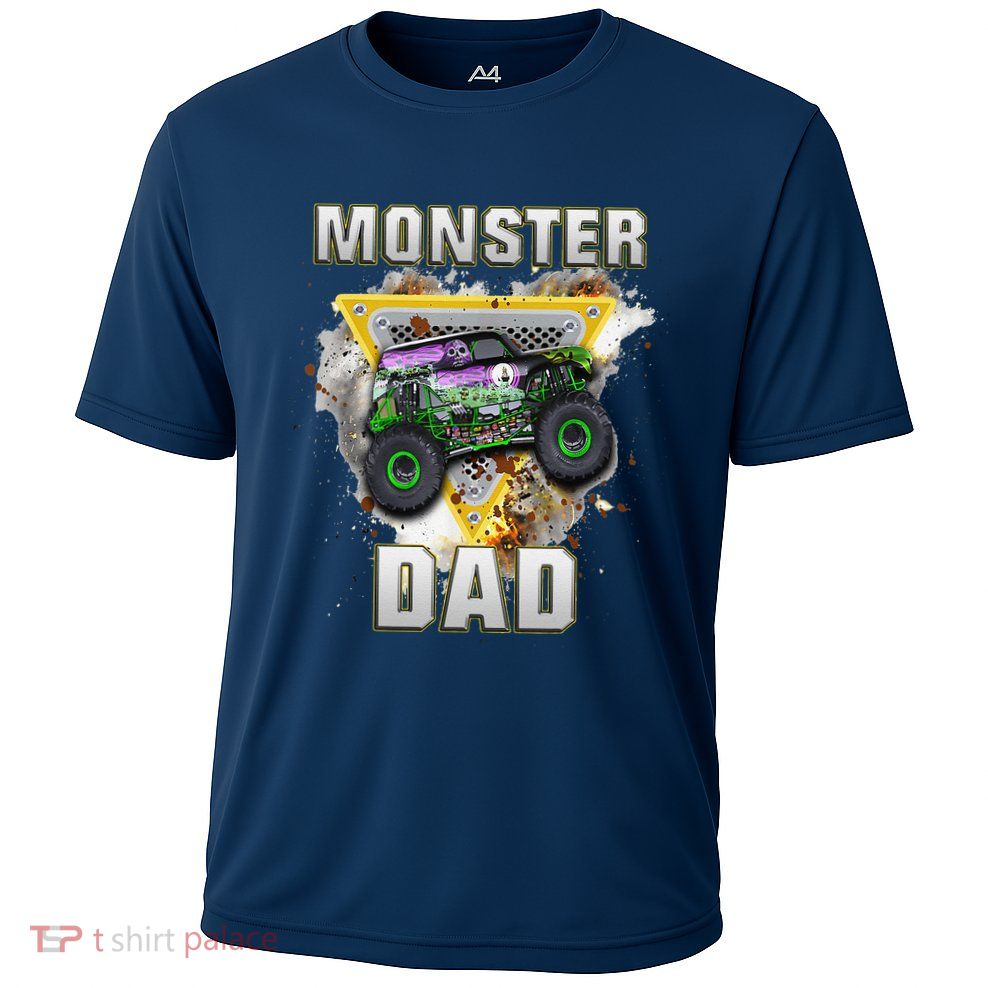 Monster Truck Dad Monster Truck Are My Jam Truck Lovers Performance Shirt