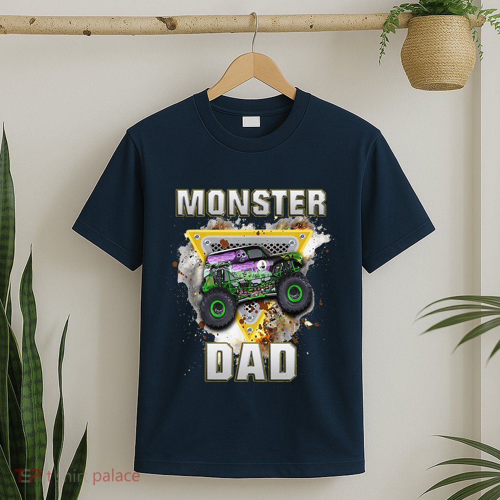 Monster Truck Dad Monster Truck Are My Jam Truck Lovers T-Shirt