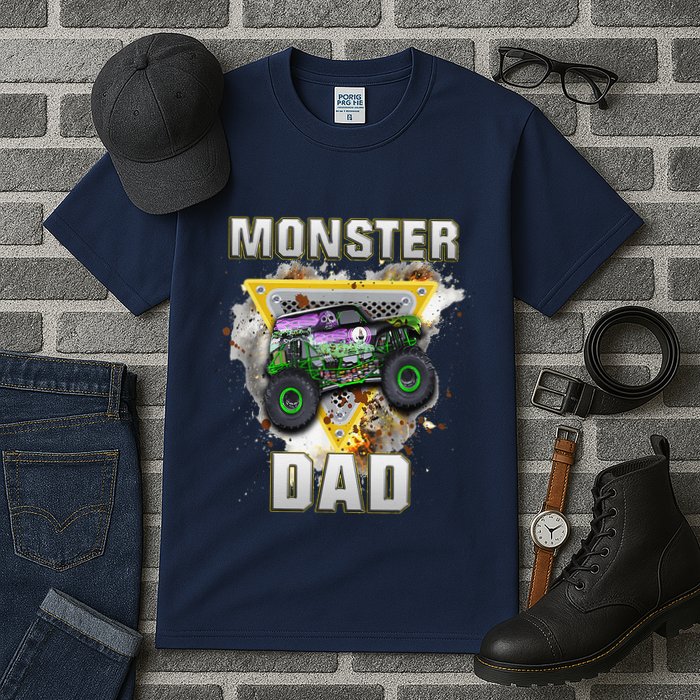 Monster Truck Dad Monster Truck Are My Jam Truck Lovers Tall T-Shirt