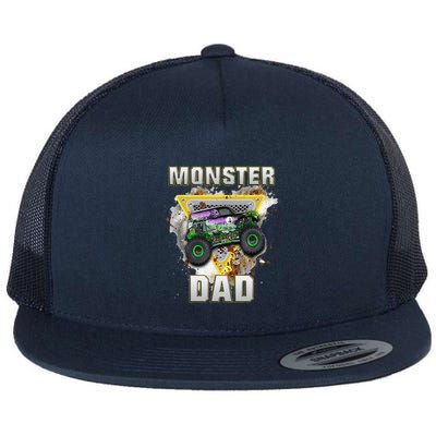Monster Truck Dad Monster Truck Are My Jam Truck Lovers Flatbill Hat
