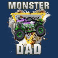 Monster Truck Dad Monster Truck Are My Jam Truck Lovers Flat Bill Trucker Hat