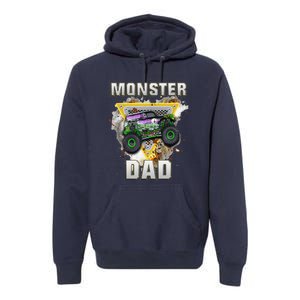 Monster Truck Dad Monster Truck Are My Jam Truck Lovers Premium Hoodie