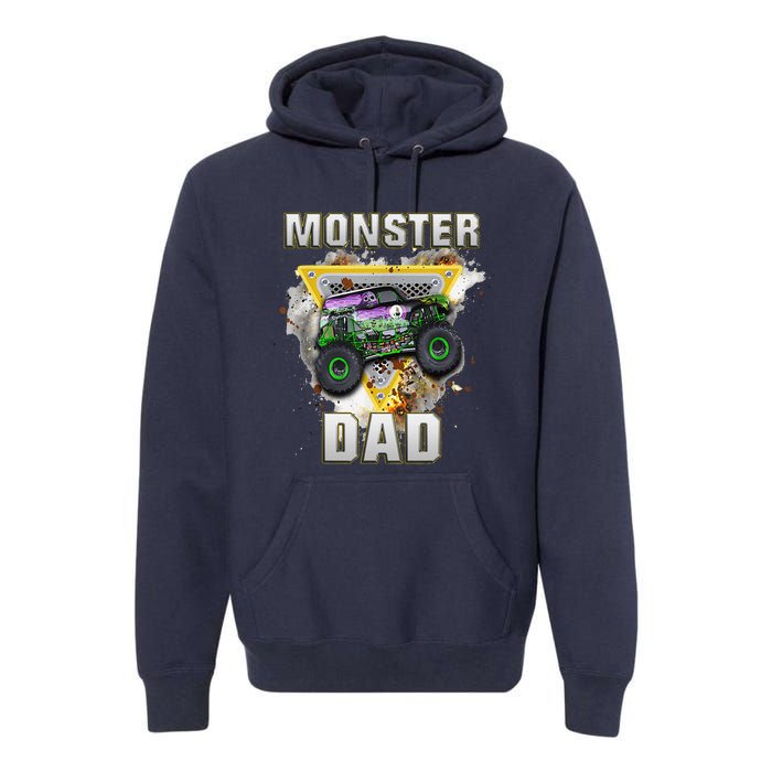 Monster Truck Dad Monster Truck Are My Jam Truck Lovers Premium Hoodie