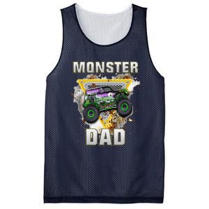 Monster Truck Dad Monster Truck Are My Jam Truck Lovers Mesh Reversible Basketball Jersey Tank