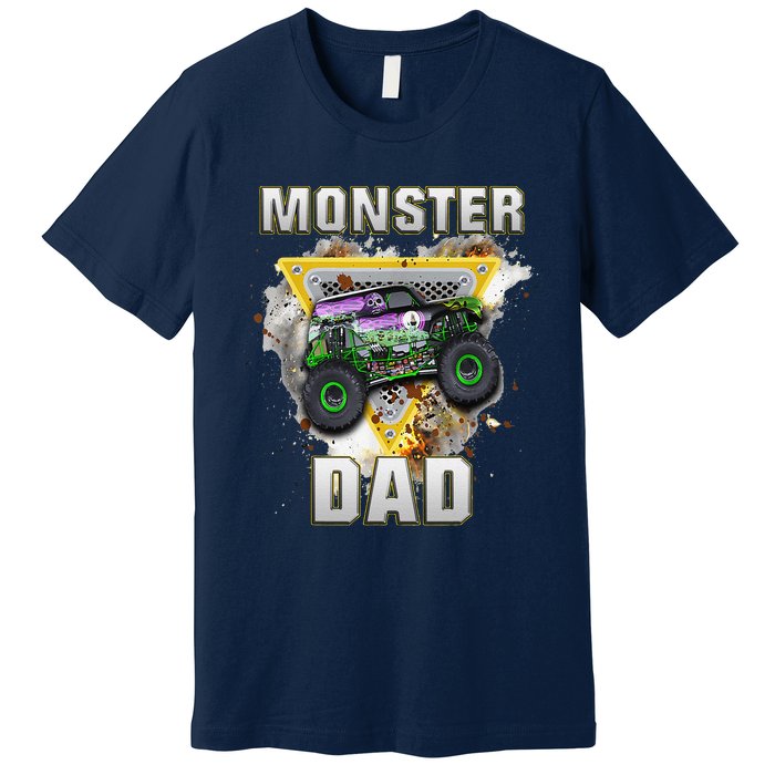 Monster Truck Dad Monster Truck Are My Jam Truck Lovers Premium T-Shirt