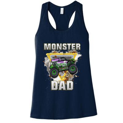 Monster Truck Dad Monster Truck Are My Jam Truck Lovers Womens Tank Top