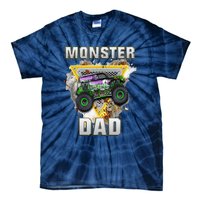 Monster Truck Dad Monster Truck Are My Jam Truck Lovers Tie-Dye T-Shirt