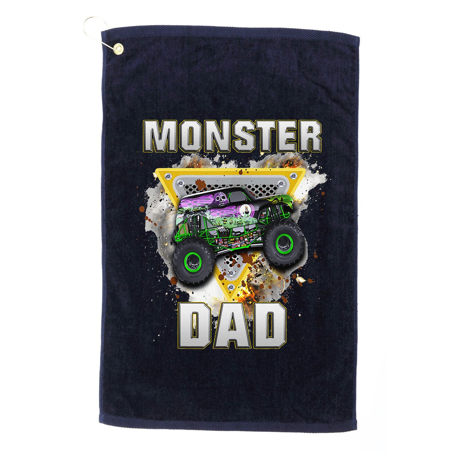 Monster Truck Dad Monster Truck Are My Jam Truck Lovers Golf Towel