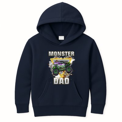 Monster Truck Dad Monster Truck Are My Jam Truck Lovers Kids Hoodie