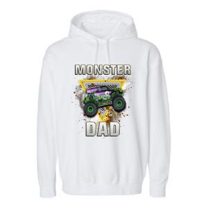 Monster Truck Dad Monster Truck Are My Jam Truck Lovers Garment-Dyed Fleece Hoodie