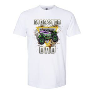 Monster Truck Dad Monster Truck Are My Jam Truck Lovers Softstyle CVC T-Shirt