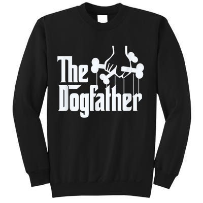 Men The Dogfather Dachshund Funny Father Gift Sweatshirt