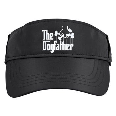 Men The Dogfather Dachshund Funny Father Gift Adult Drive Performance Visor
