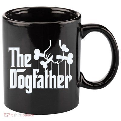 Men The Dogfather Dachshund Funny Father Gift 11oz C Handle Ceramic Mug