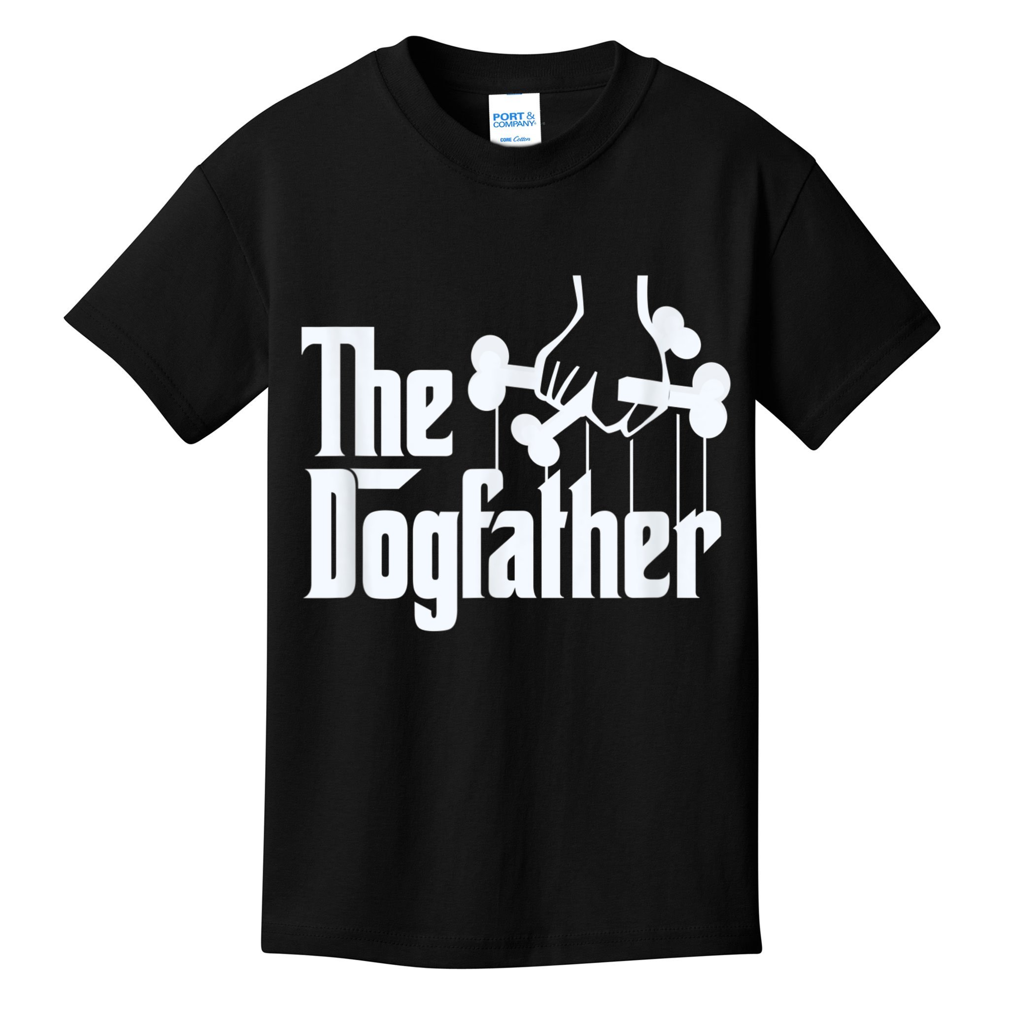 Men The Dogfather Dachshund Funny Father Gift Kids T-Shirt