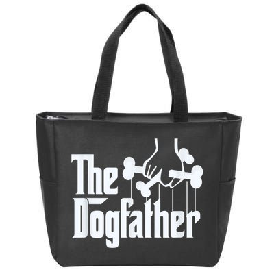Men The Dogfather Dachshund Funny Father Gift Zip Tote Bag