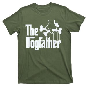 Men The Dogfather Dachshund Funny Father Gift T-Shirt