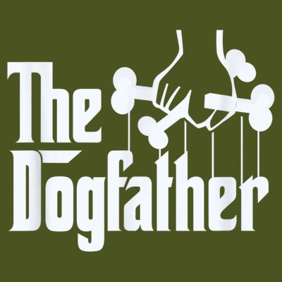 Men The Dogfather Dachshund Funny Father Gift T-Shirt