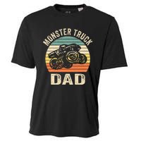 Monster Truck Dad Retro Vintage Monster Truck Cooling Performance Crew T-Shirt