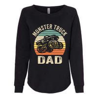 Monster Truck Dad Retro Vintage Monster Truck Womens California Wash Sweatshirt