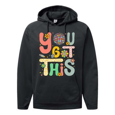 Motivational Testing Day Teacher Student Performance Fleece Hoodie