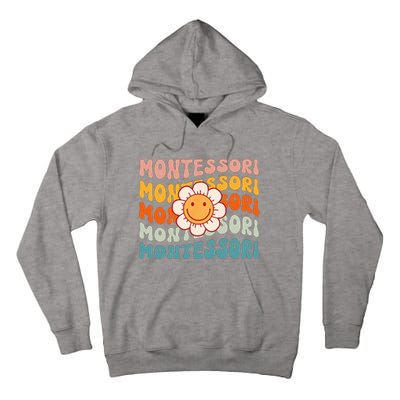 Montessori Teacher Daisy Colorful Tall Hoodie