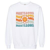 Montessori Teacher Daisy Colorful Garment-Dyed Sweatshirt