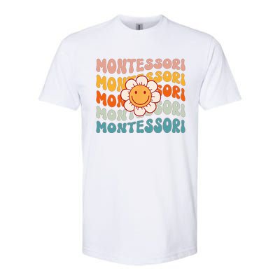 Montessori Teacher Daisy Colorful Softstyle CVC T-Shirt