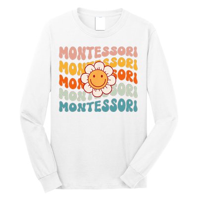 Montessori Teacher Daisy Colorful Long Sleeve Shirt